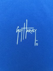 Guy Harvey Men’s Classic Fit Marlin Swordfish Blue Size Large
