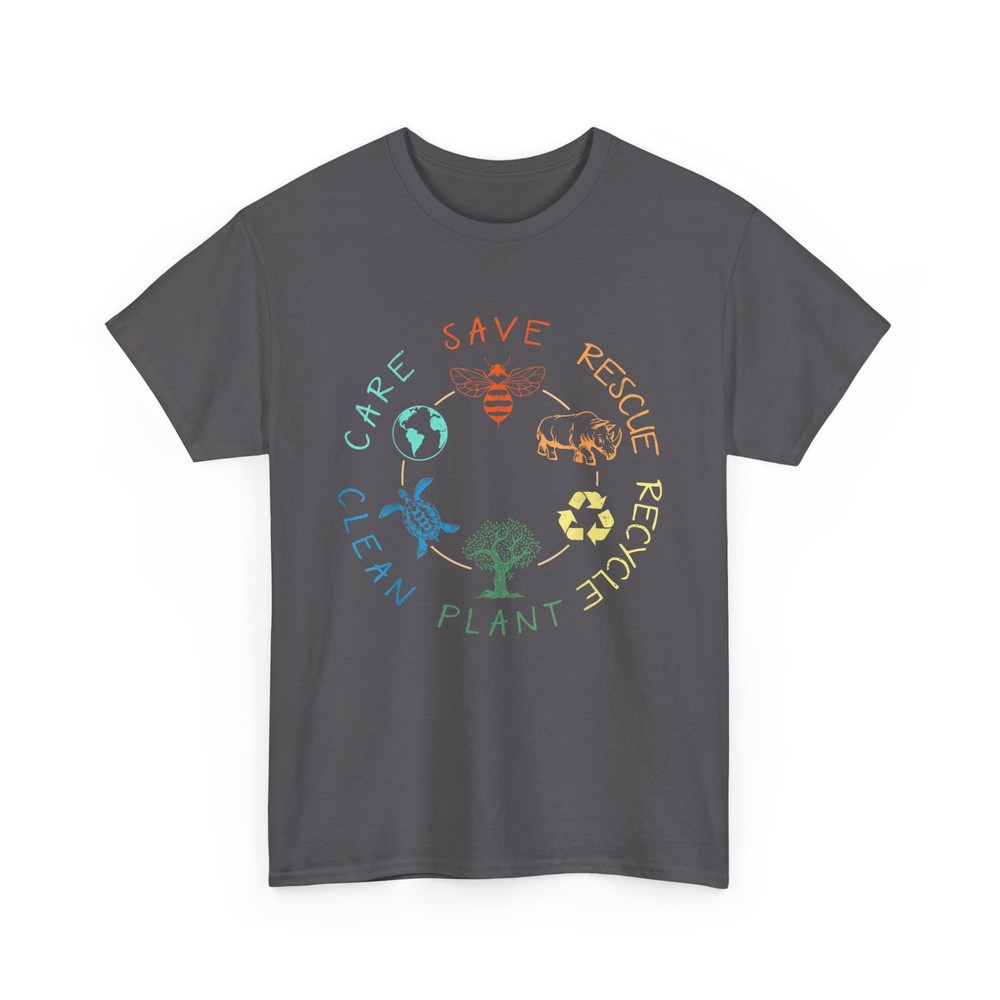 Earth Day Save Bees Rescue Animals Recycle Plastic Shirt