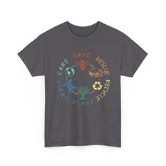 Earth Day Save Bees Rescue Animals Recycle Plastic Shirt