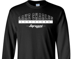 Lake Charles Louisiana T-Shirt Long Sleeve Graphic tee