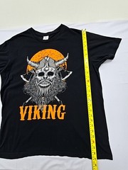 B&C Collection Men’s Black Viking T-Shirt XL E150 Regular Fit