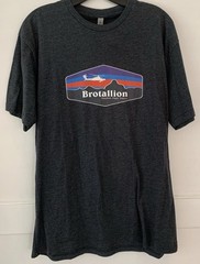 Next Level Apparel Men’s Size L Brotallion Apache Black Freedom. Flight. Fitness
