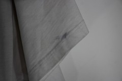 Faith Connexion Mens XS White Elongated Tie Lace T-Shirt K662