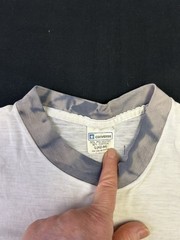 Vintage Converse All-Star Ringer T-Shirt Single Stitch Paper Thin Thrashed Sz L