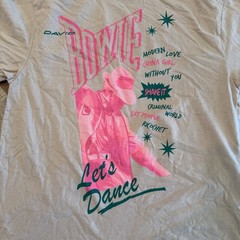 David Bowie Graphic Print T-Shirt Women’s Size X-Small NWT