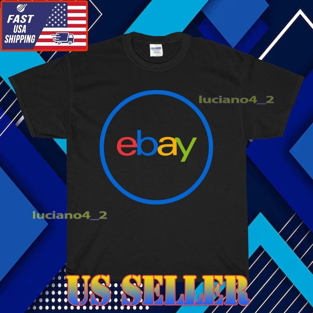 NEW EBAY LOGO T-SHIRT UNISEX FUNNY AMERICAN ALL COLOR VARIANTS SIZE S-5XL