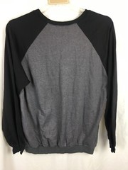 COOFANDY Mens Jersey Tshirt NWT Size XL Gray Black