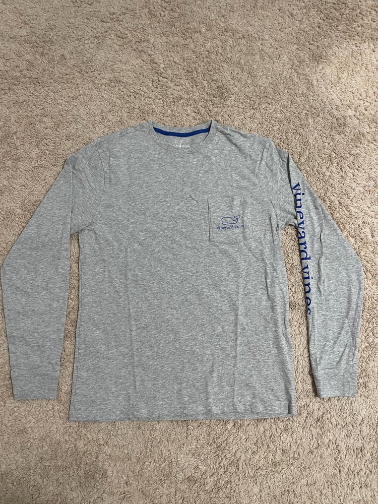 Vineyard Vines Long Sleeve Grey Shirt Men’s Size S