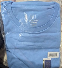 Pack of 2 Men’s XL T- Shirts, Ultramarine Blue. New. Brand: George.