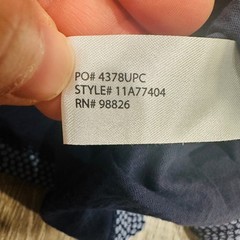 US Polo Assn Mens XXL Navy Blue Geometric Micro Print Pocket T-Shirt 11A77404