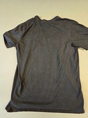 Nike Size L Men’s Black T-Shirt with Red Swoosh.