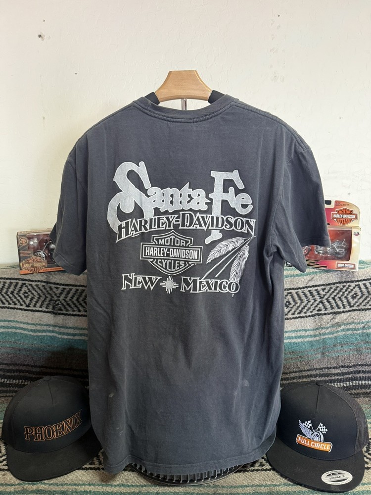 Santa Fe Harley Davidson Santa Fe, NM Shirt, Large, 28 in Long, 20 in Wide