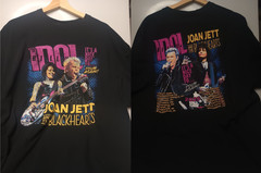 Billy Idol Joan Jett Its A Nice Day To Tour Again Graphic Concert T-Shirt S-5XL