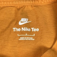 Nike Shirt Mens Large Orange The Nike Tee Embroidered Swoosh Casual Sports T