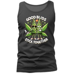 Good Buds Stick Together Marijuana Weed Pot Cannabis Tank Top
