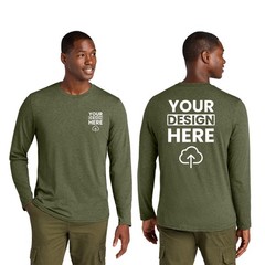 District Custom Printed Perfect Weight CVC Long Sleeve Perfect Weight CVC Tee