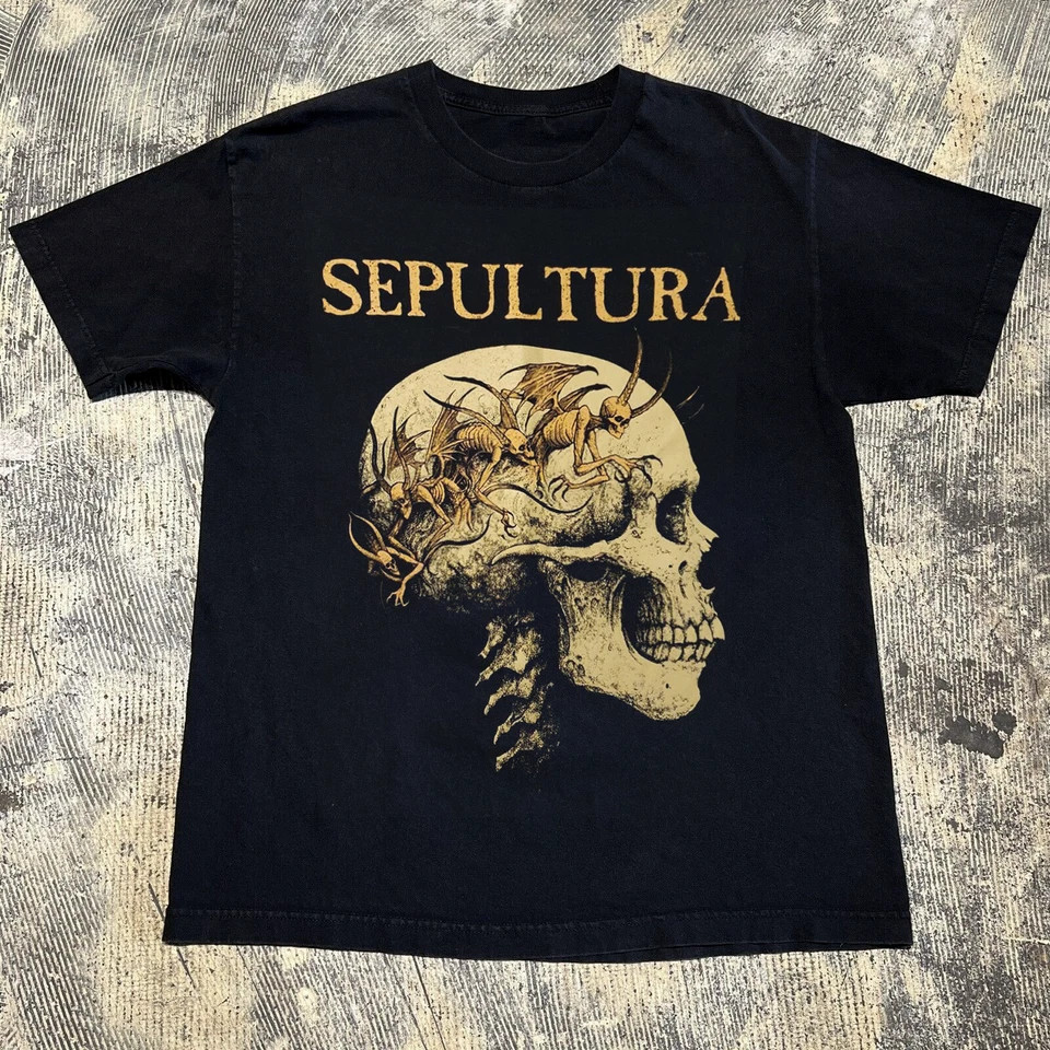 Sepultura – Quadra European Tour 2022 Short Sleeve Black All Size Shirt