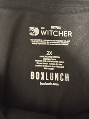 The Witcher Netflix Box Lunch Men’s T Shirt Size 2XL