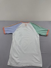 Adidas End Plastic Waste White Multi XS Short Sleeve T-Shirt Recycled