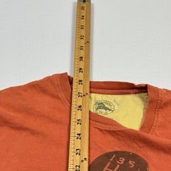Tommy Bahama Relax Shirt Mens Medium Orange Pima Cotton Downshift Graphic Tee