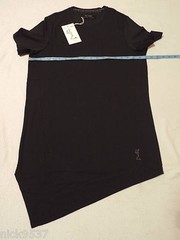 RELIGION Mens Asymmetric T-Shirt | XS | S | RRP £25 | 28% OFF & UK FREEPOST
