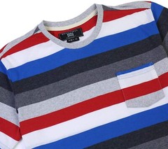 NWT ‘Beautiful Giant’ Men’s Short Sleeve T-Shirt Comfort Soft Striped (Size M)