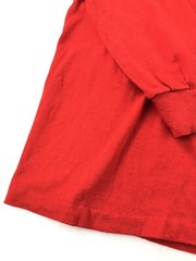 VTG 80s Hi Cru Stedman Deadstock Blank Soft Thin Long Sleeve Red Pocket T-Shirt