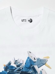 Gundam UNIQLO White T Shirt Mobile Suit Mercury Witch anime Manga Film Japan M