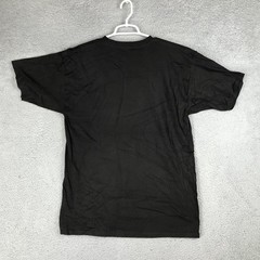 Elephant Graphic Shirt Mens Large Black Neon Tusks Alstyle Cotton Tee Casual