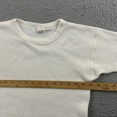 Vintage BVD Thermal Shirt Mens Small White Short Sleeve 60s Waffle Knit USA