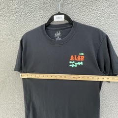 A-Lab Everything Ends Tee Men Medium Black Live While U Can Graphic Thick Cotton