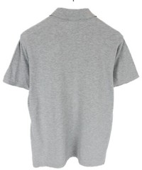 GANT Regular Fit T-Shirt Mens M Short Sleeve Polo Blend Grey