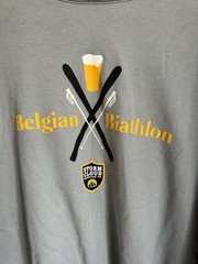 Storm Cloud Brewery Frankfort MI Men’s XL Waffle Knit Long Sleeve Belgian Shirt