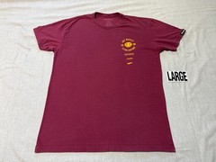 FASTHOUSE – Men’s Short Sleeve L – LARGE – Burgundy – FAST HOUSE F/H Hot Wheels