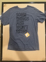Nike “Some Things Won’t Retire” Graphic T-Shirt Charcoal Men’s XL BNWT