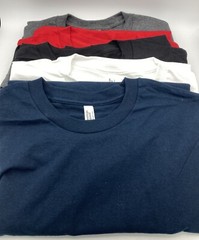 5 Pack American Apparel Unisex Heavyweight Cotton T Shirt XL Stylish AL1301