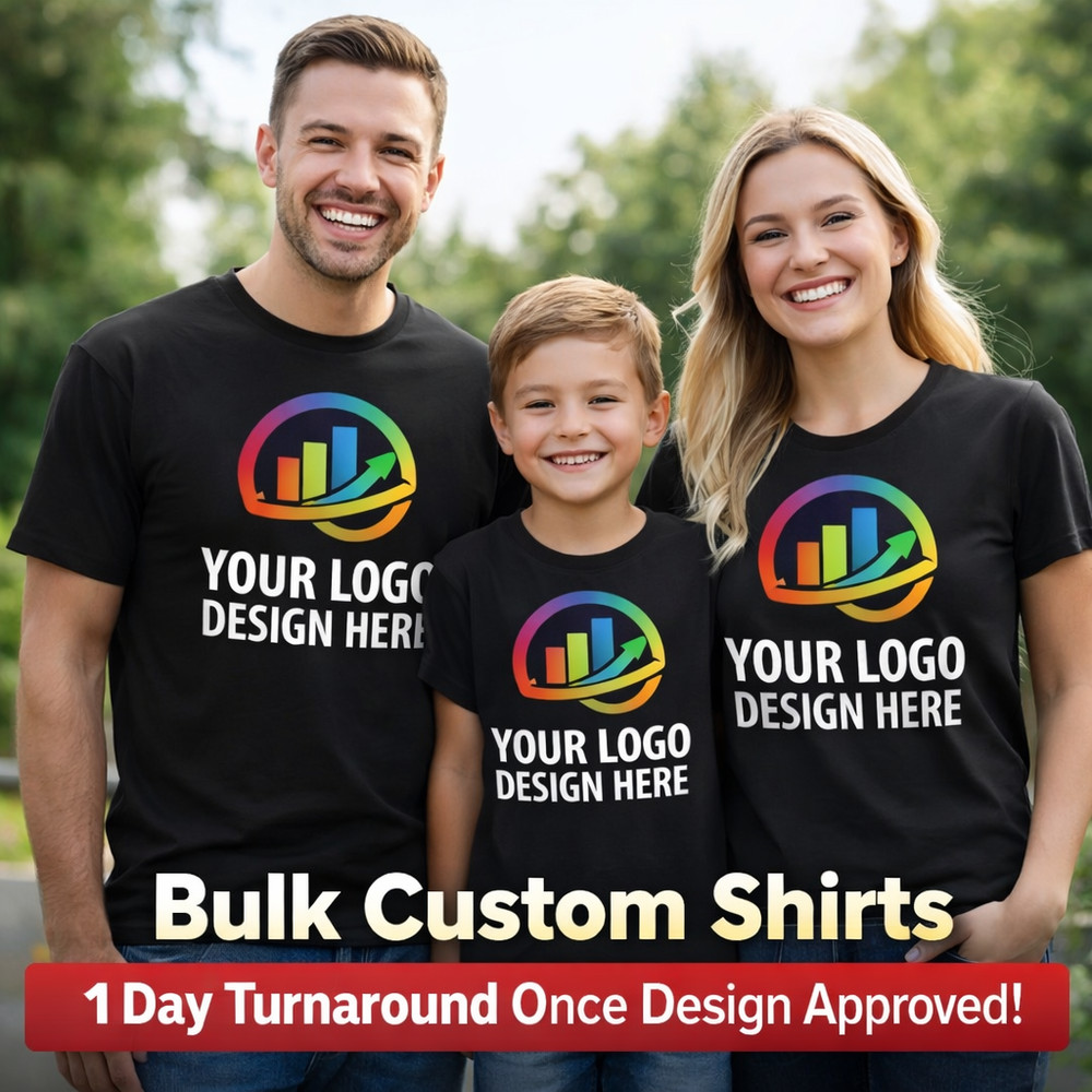 Custom Bella Canvas 3001 T-Shirt Soft Premium Tee Fast Print S-3XL Unisex