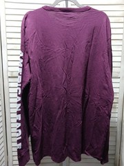 American Eagle Mens Shirt Size XL Tall Burgandy Long Sleeve Logo Front Pocket