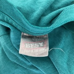 Vtg 90s Coast 101 Highway Barber Shop Oceanside CA Teal T-shirt XL Single Stitch