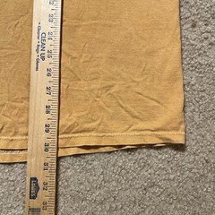 Vintage Mossimo Jo Blows Engine Shop T Shirt Mens XL Yellow Y2K