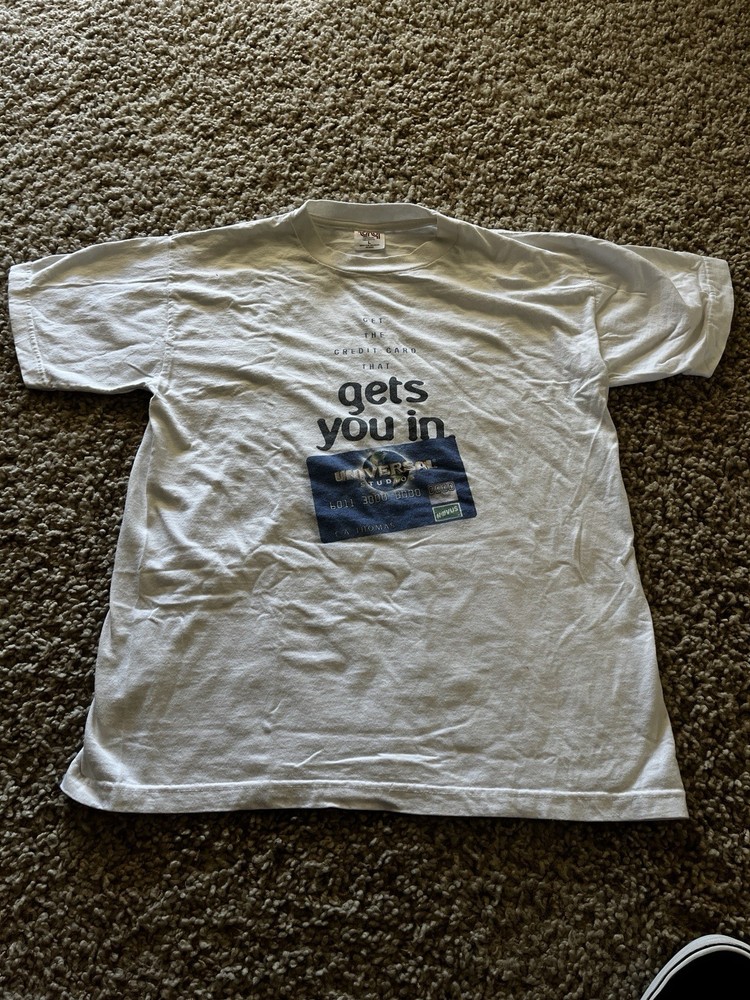 Vintage Universal Studios Amex Credit Card Promo Tee
