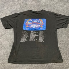 Suna Santana SuperNatural Now Tour 2019 T Shirt Mens XL Black Cotton Casual Tee