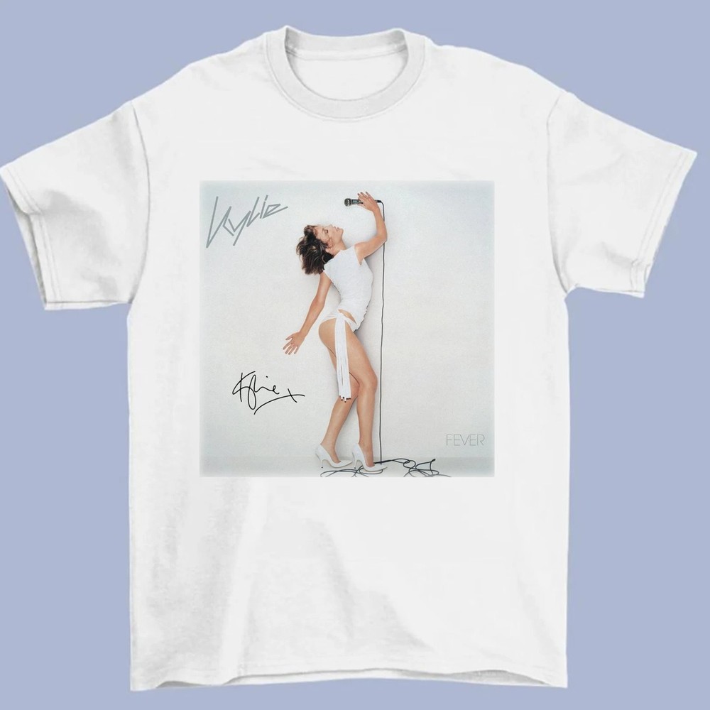 Kylie Minogue Fever Retro Graphic Tee Unisex Cotton Gift Fan