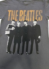 The Beatles Tee Shirt Men’s Small Gray 2011 John, Paul, George & Ringo