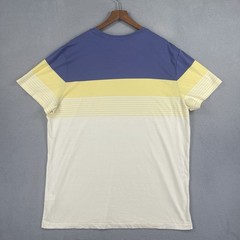 Marine Layer Shirt Men XL Blue Yellow Tee Short Sleeve Casual Lightweight NWT