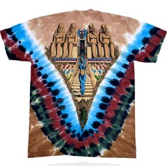 Egyptian Tie-Dye T-Shirt Liquid Blue