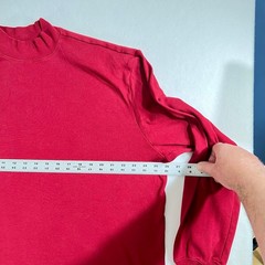 Mock Neck Base Layer Basic Editions Men XL Long Sleeve Red Skiing Hiking Outdoor