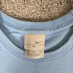 Vtg Nike Shirt Mens XL Blue There is No Finish Line Double Sided Y2K Sports