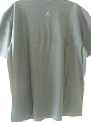 Air Jordan Jumpman Logo “BULLS” Red Metallic Foil Gray Short Sleeve T-Shirt 2XL