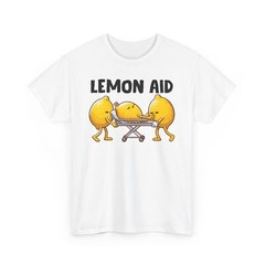 Lemon Aid Funny Lemons T-shirt – Novelty Humorous Sarcastic Lemonade Graphic Tee